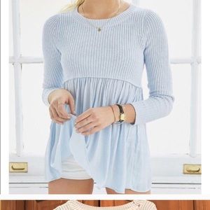 Kimichi Blue Babydoll Sweater-small